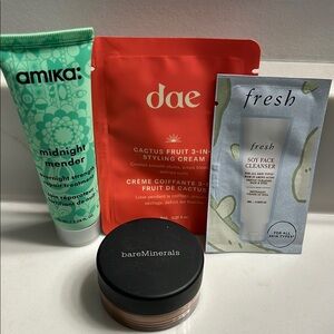 SOLD Free with Purchase !! Amika Midnight Mender and Dae Styling Cream Set